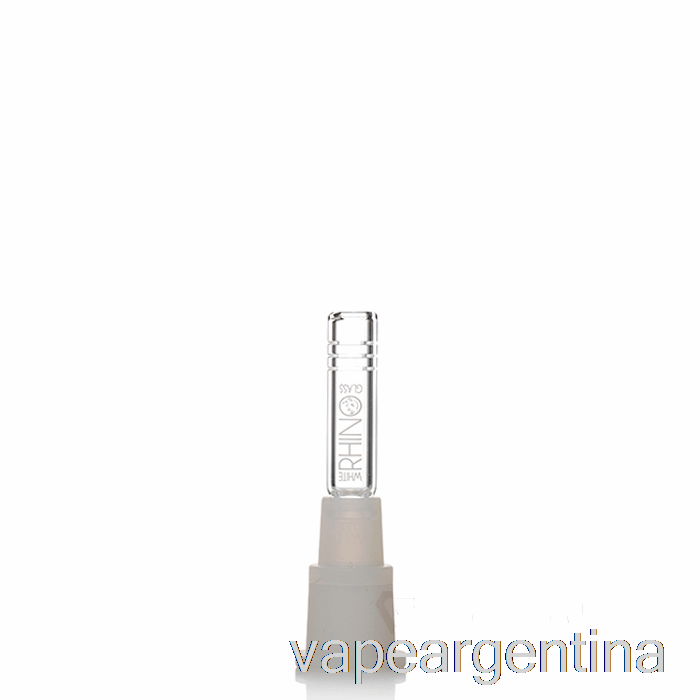 White Rinoceronte Híbrido Downstem 3 Pulgadas Vape Argentina